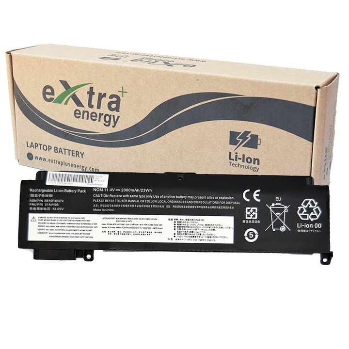Laptop akkumulátor kompatibilis a Lenovo ThinkPad T460s T470s 01AV405 01AV406 01AV407 01AV408 készülékkel