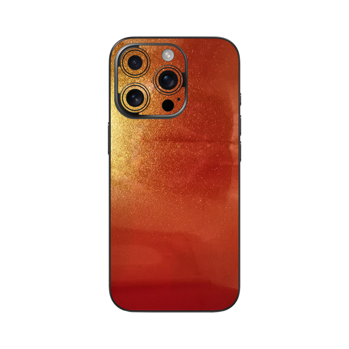 Folie iSkinz pentru Apple iPhone 16 Pro Max - Color Shift Sunset, 360 Cut, Skin Adeziv Full Cover, Protectie Carcasa Spate si Laterale