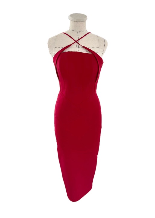 Rochie eleganta unicat din triplu voal, Vintage Atelier, Rosie, M INTL