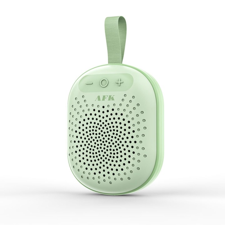 Boxa portabila Bluetooth, lumina RGB, rezistenta la apa, FM/card TF, verde deschis