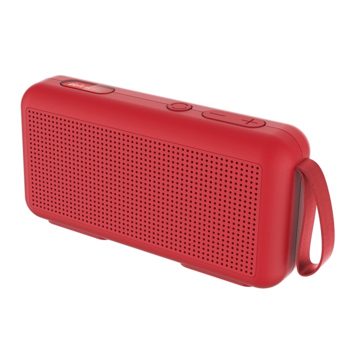 Boxa portabila Bluetooth, Mini subwoofer M1, rezistent la apa IPX6, TWS, apeluri hands free, argintiu