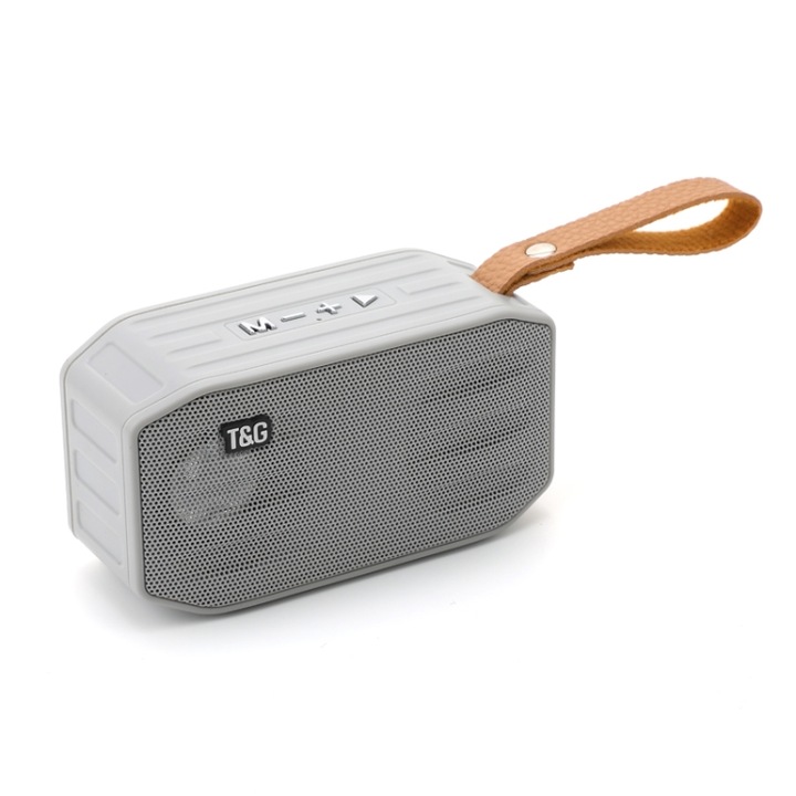 Boxa portabila Bluetooth, Mini subwoofer M1, aliaj de aluminiu, TWS wireless, apeluri handsfree, negru