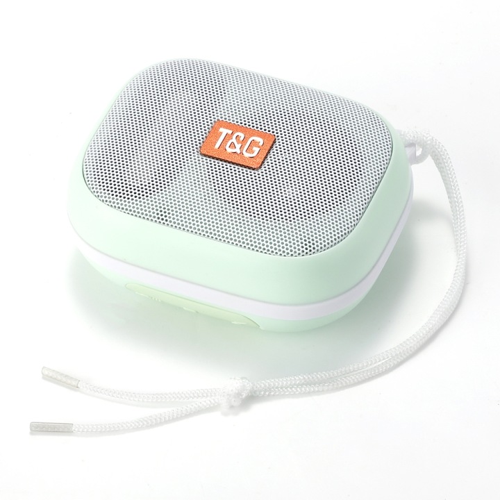 Boxa portabila Bluetooth, T&G TG 394, rezistenta la apa, TWS, wireless, IPX7, de exterior, negru