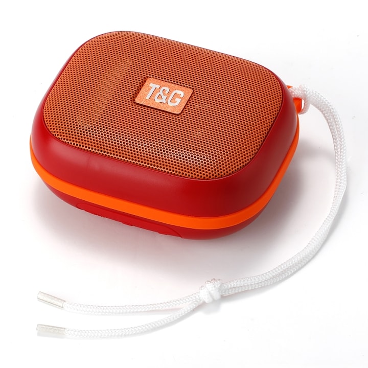 Boxa portabila A+ S28 Metal, Bluetooth Stereo, Functie hands-free, Autonomie 8 ore, albastru