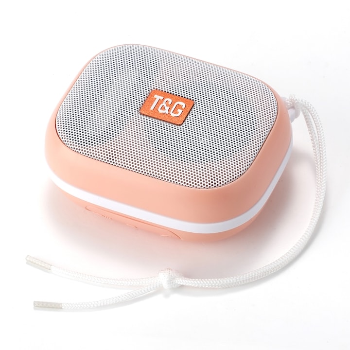 Boxa portabila Bluetooth, TG 394, Sunet de inalta calitate, rezistent la apa IPX7, violet