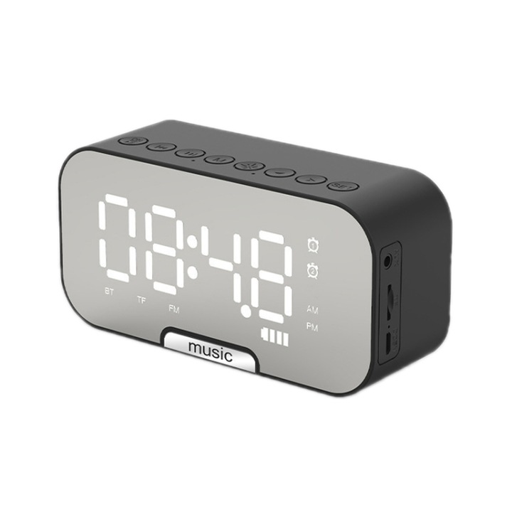 Boxa portabila Bluetooth, Mini Stereo, rezistent la apa IPX7, TWS, 12 ore de redare, maro verde