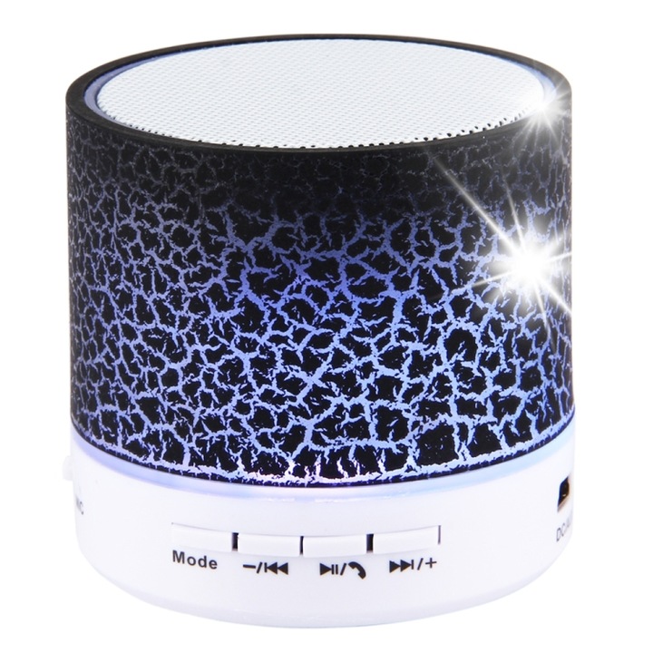 Boxa portabila Bluetooth, TG166, wireless, rezistenta la apa IPX5, dimensiuni mini, portocalie