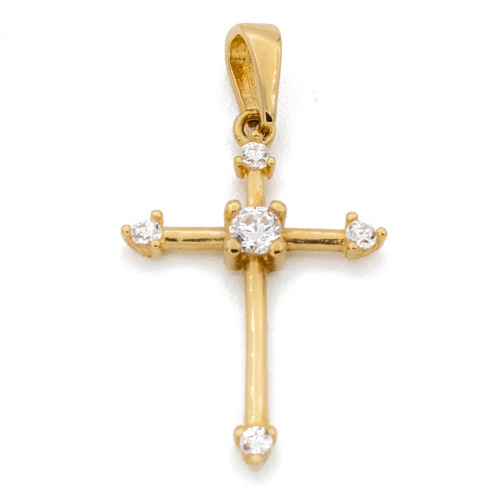 Cruce Moderna din Aur 14k