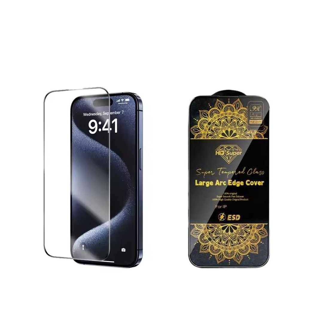 Folie de protectie din sticla, Antistatica, Compatibila cu iPhone XR/ IPhone 11, 9H, Protectie Profesionala, Calitate inalta, Full glue, Margini negre