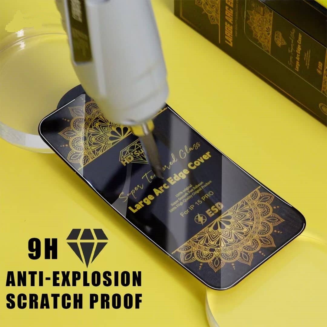 Folie de protectie din sticla, Antistatica, Compatibila cu iPhone XR/ IPhone 11, 9H, Protectie Profesionala, Calitate inalta, Full glue, Margini negre