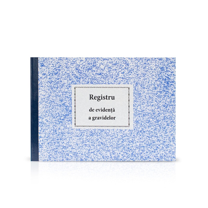 Registru evidenta a gravidelor, A4, 100 file, hartie 70 g, coperta mucava, landscape