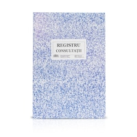 Registru consultatii medicale, A4, 100 file, hartie 70 g, coperta carton, portrait