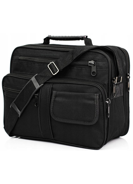 Férfi táska, Reverse, 5 rekeszes, textil, vízálló, 33x26x15cm