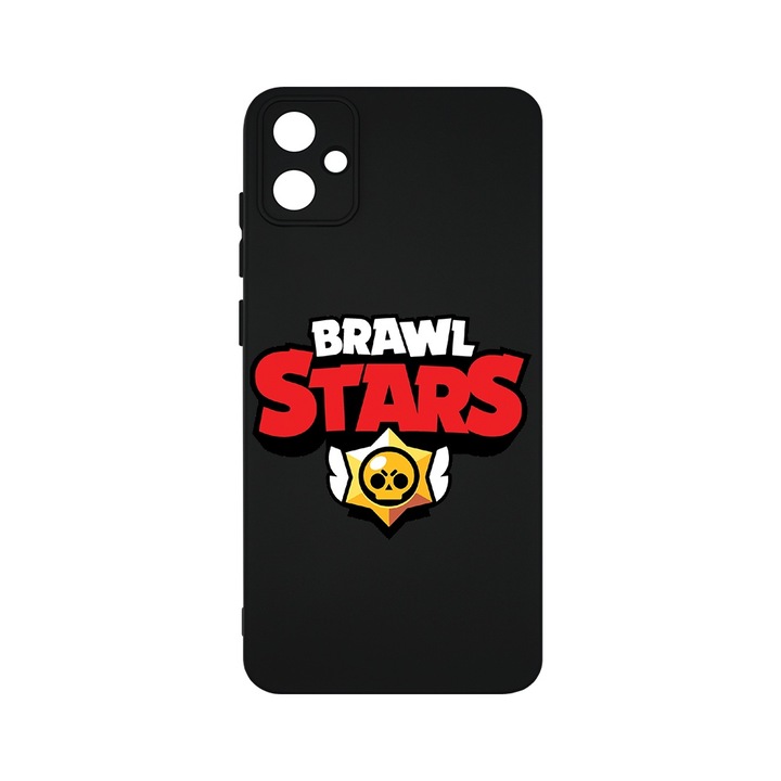 Силиконов калъф BestCase за Samsung Galaxy A05, Brawl Stars, SLIM 1.2MM, Microfiber interior, Premium Soft Liquid Silicon, Black PB 1610