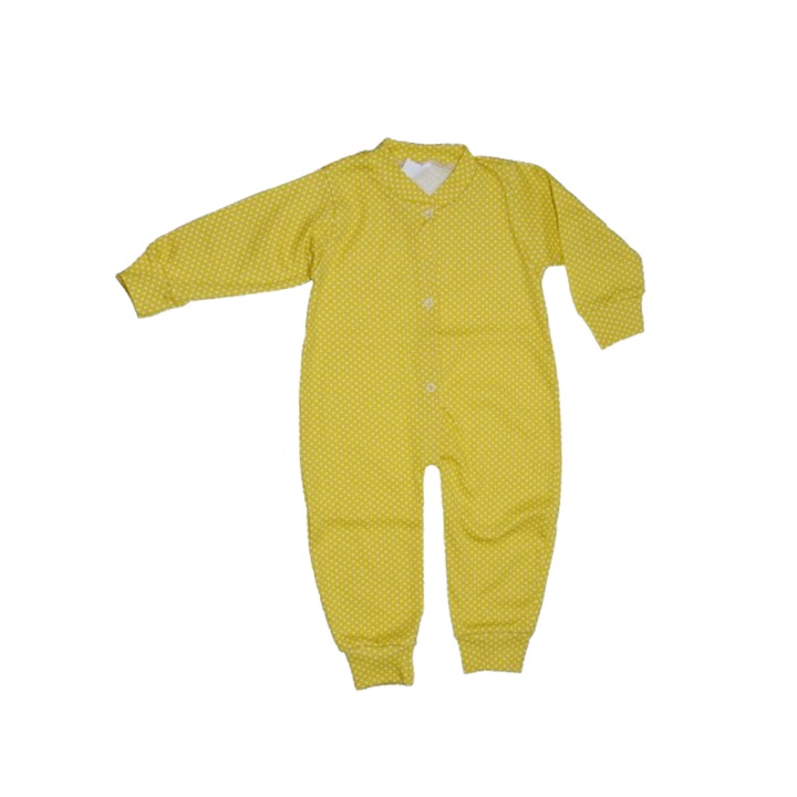 Mini Junior SALMJ-9A hosszú ujjú overall gyerekeknek, sárga 113194