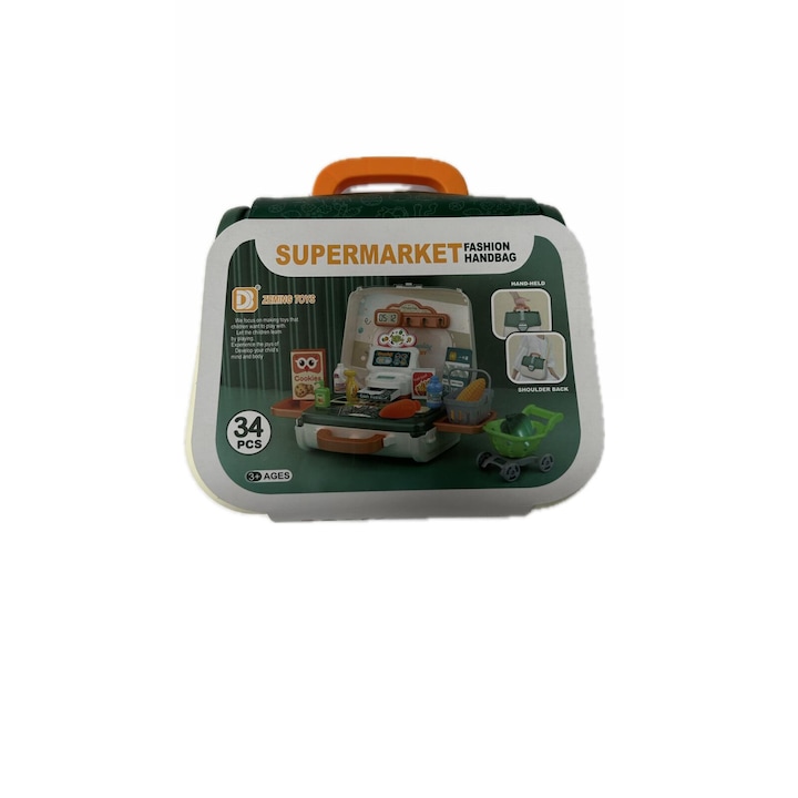 Set magazin de jucarie Supermarket, 34 de piese, Zeming Toys