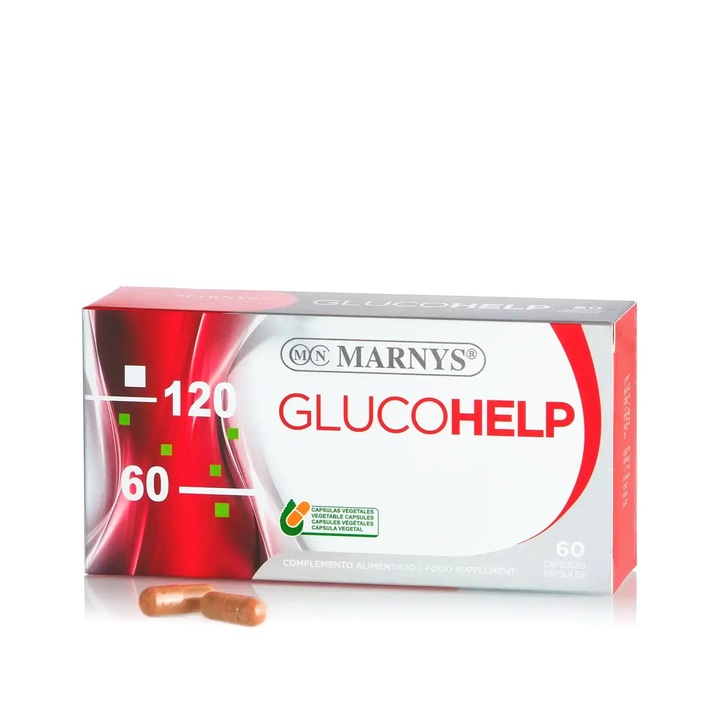 Glucohelp Pentru Controlul Glicemiei Si Diabetici Remediu Natural Produs Vegan 60 Capsule