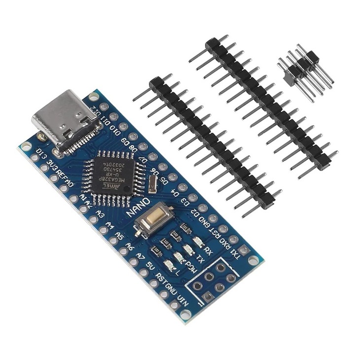 Placa dezvoltare Arduino Nano V3.0 cu ATMEGA328P si USB-C