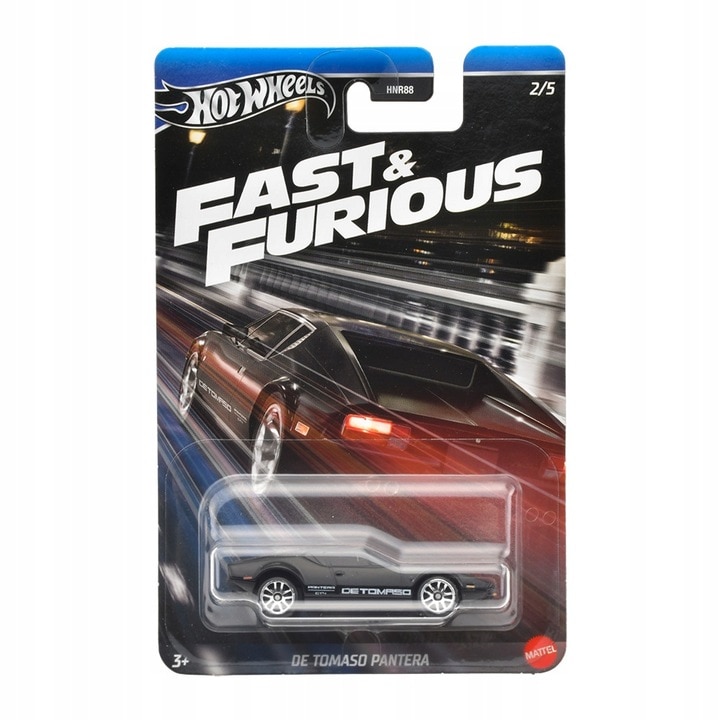 Set de 5 Masinute metalice Hot Wheels, Colectia Fast and Furious