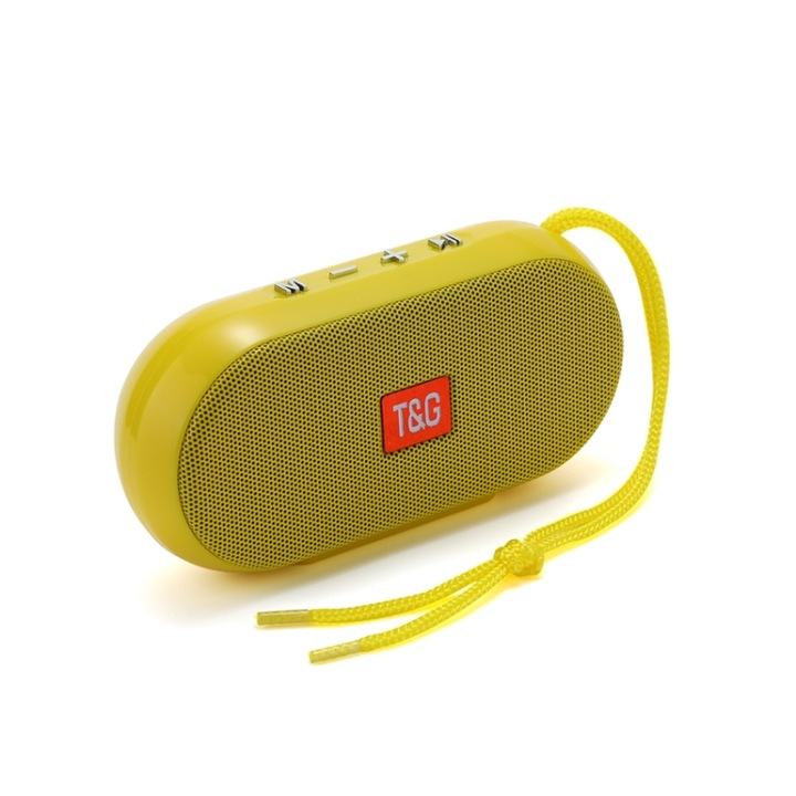 Boxa portabila Bluetooth, T&G TG9, de exterior, multifunctionale, verzi, suport USB/TF/FM