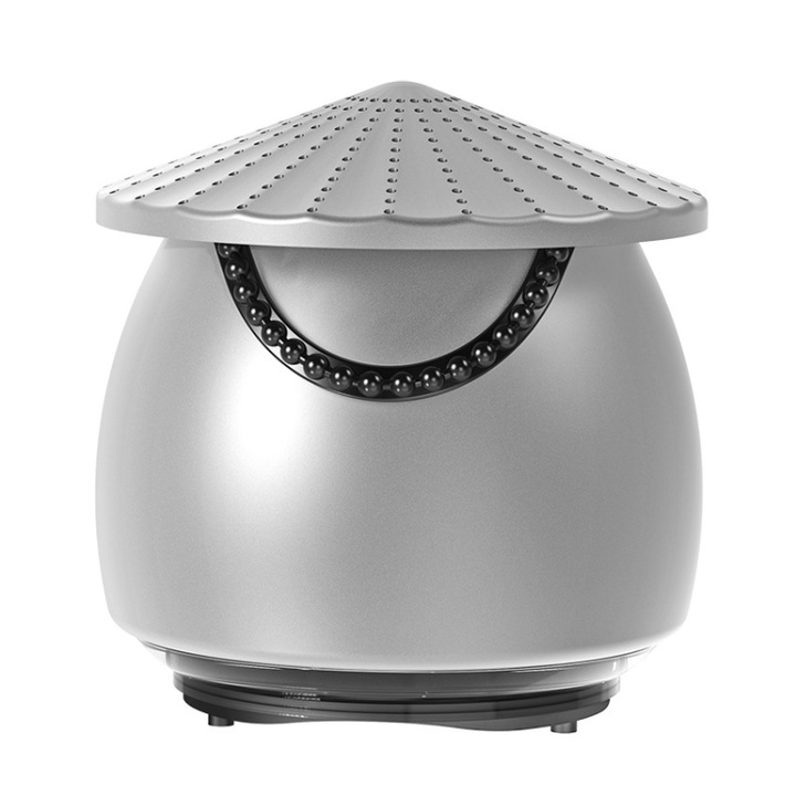 Boxa portabila Bluetooth, Mini, stil chinezesc, 10W RMS, IPX5, Bluetooth, TWS, argintiu