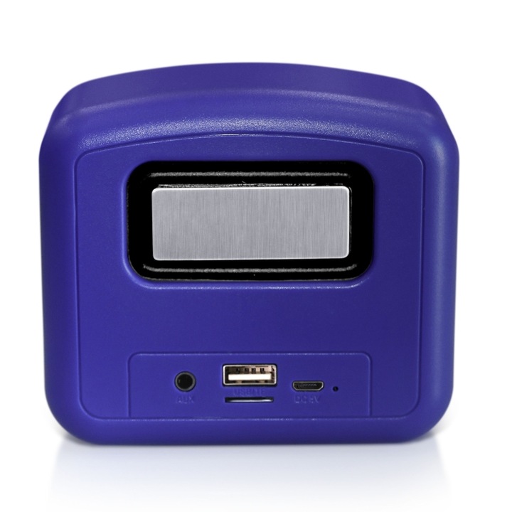 Boxa portabila Bluetooth, Mini, TWS, rezistenta la apa, 10W RMS, albastru