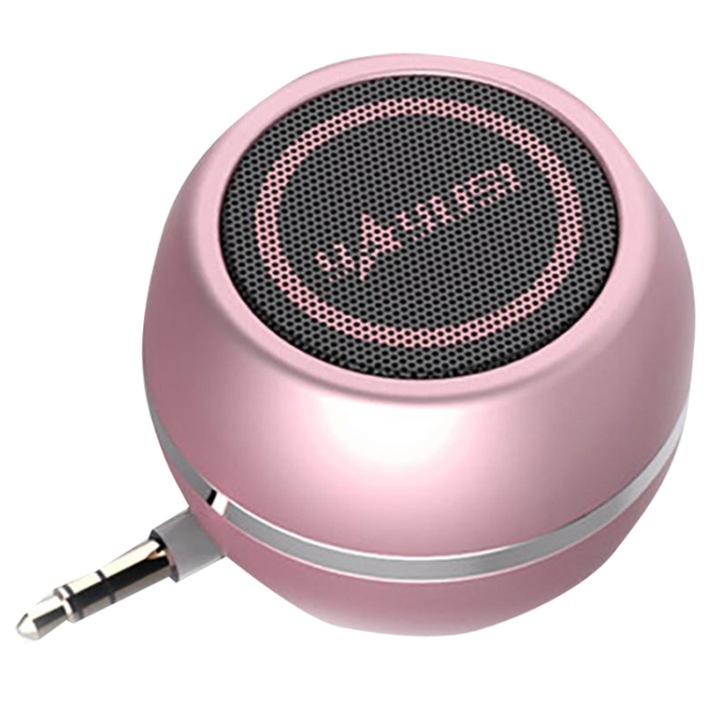 Boxa portabila Bluetooth, Yayusi A5, Mini, Plug In, Boxe externe, Rose Gold