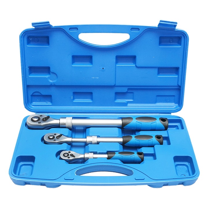 Set antrenor clichet reversibil, BRECKNER GERMANY, extensibil, 1/4", 3/8", 1/2"