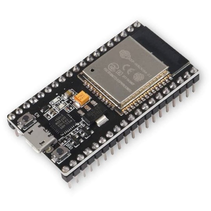 Microcontroler, ESP-WROOM-32S, WiFi + Bluetooth, Convertor CP2102, 50 x 26 x 14 mm