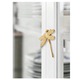 Set 2x Maner pentru dulap sau sertar, model Dragonfly, dimensiuni 8.2 cm x 8 cm, culoarea auriu, The Casius.®