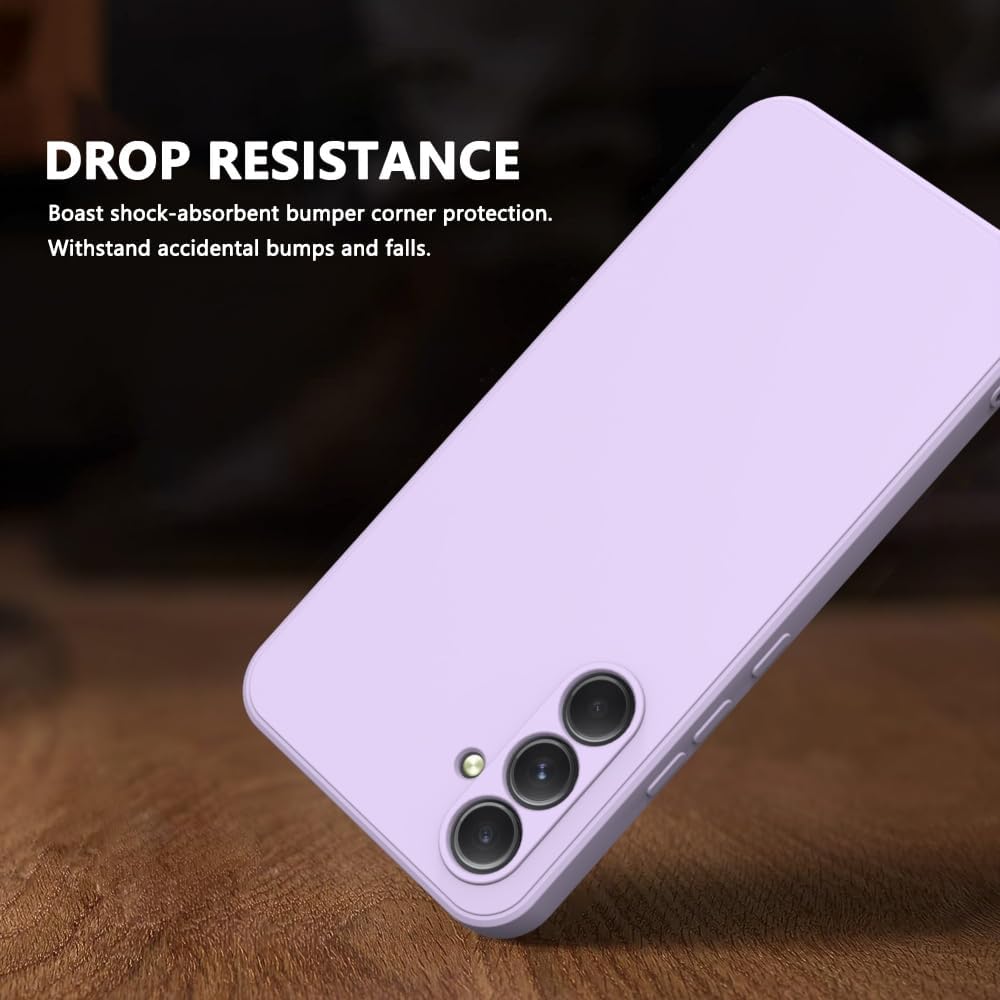 Husa telefon, pentru Samsung Galaxy A36, silicon lichid, protectie sporita, violet deschis