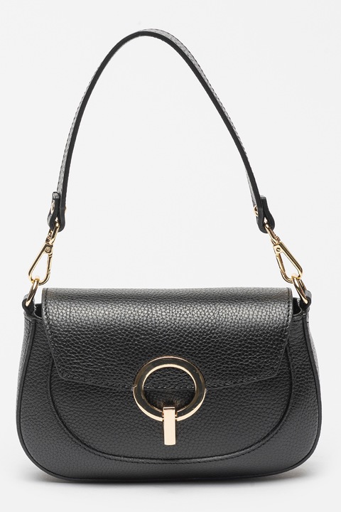 Chiara Canotti, Keresztpántos bőrtáska, Fekete