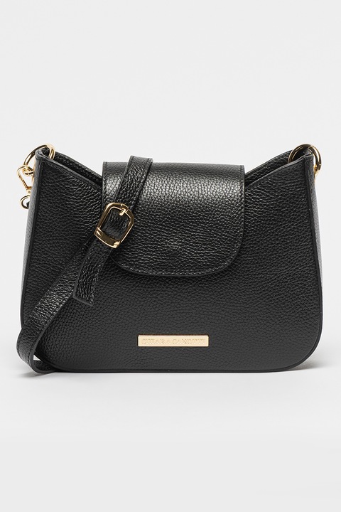 Chiara Canotti, Keresztpántos bőrtáska, Fekete