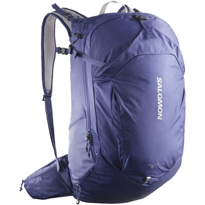 Rucsac drumetie Salomon Trailblazer 30 litri, Mazarine Blue/Ghost Gray