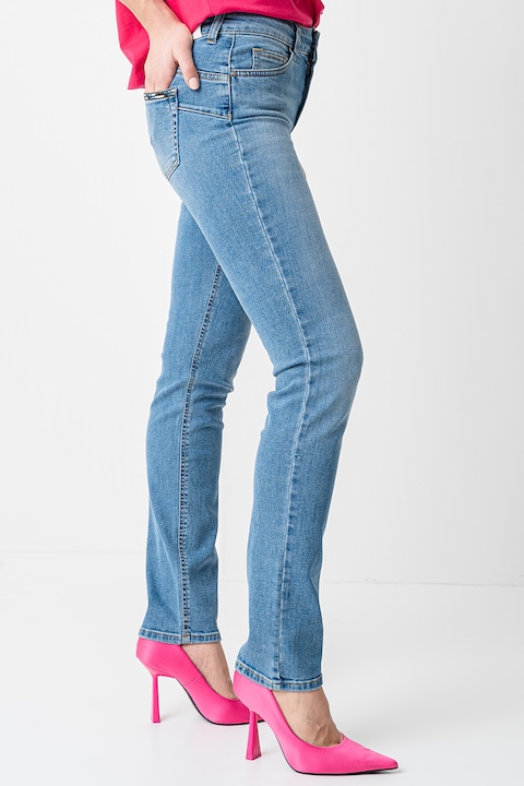 Liu Jo, Blugi regular fit din amestec de bumbac, Albastru