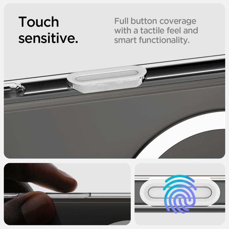 Husa telefon Spigen Ultra Hybrid T MagSafe, TPU/PC, alb, pentru iPhone 16 Pro Max