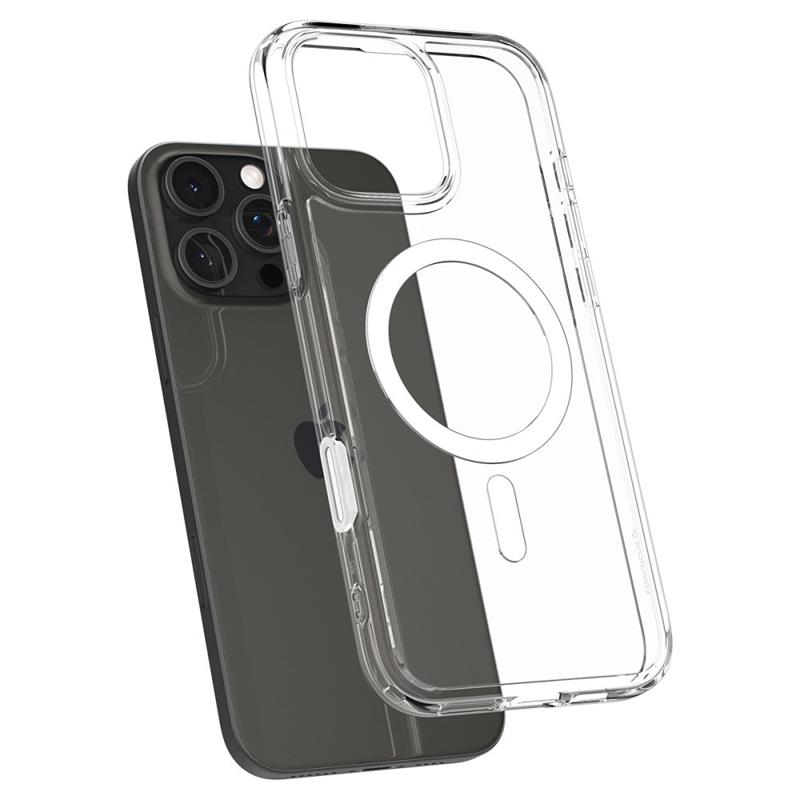 Husa telefon Spigen Ultra Hybrid T MagSafe, TPU/PC, alb, pentru iPhone 16 Pro Max