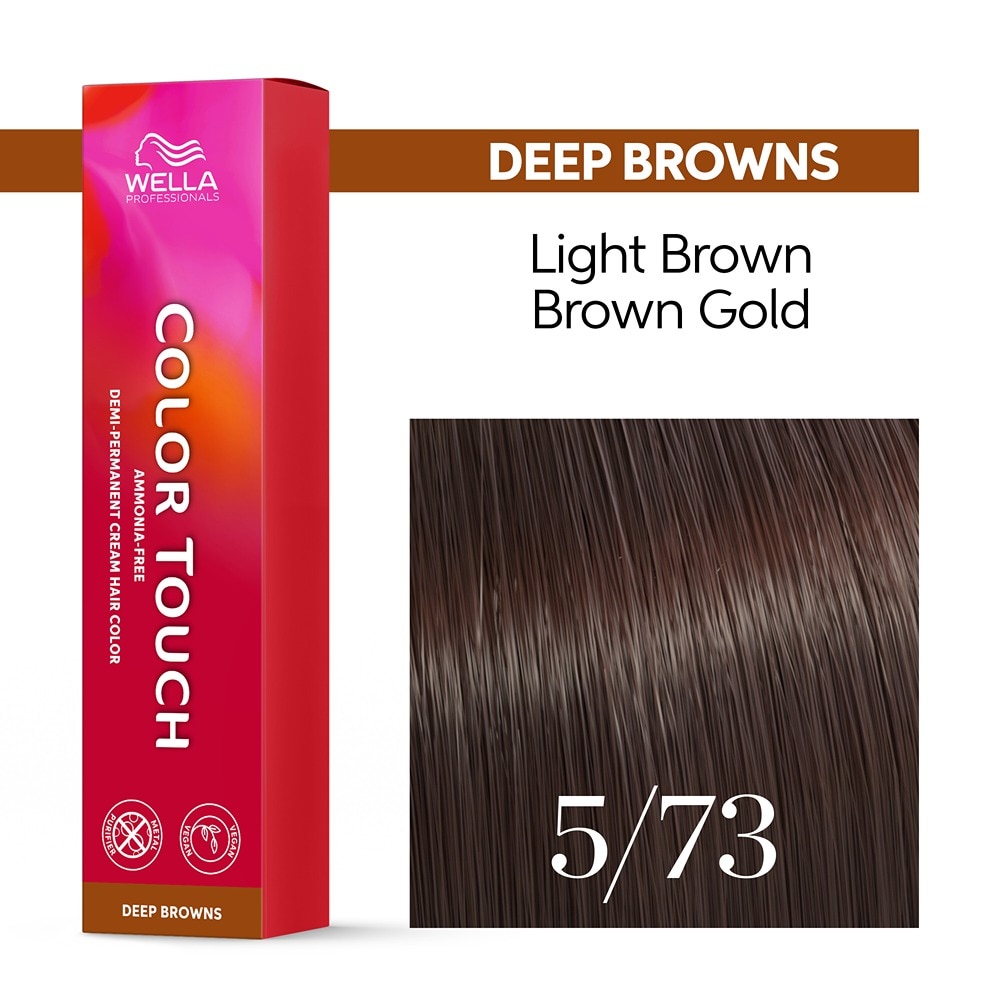 Vopsea de par demipermanenta Wella Professionals Color Touch, Deep