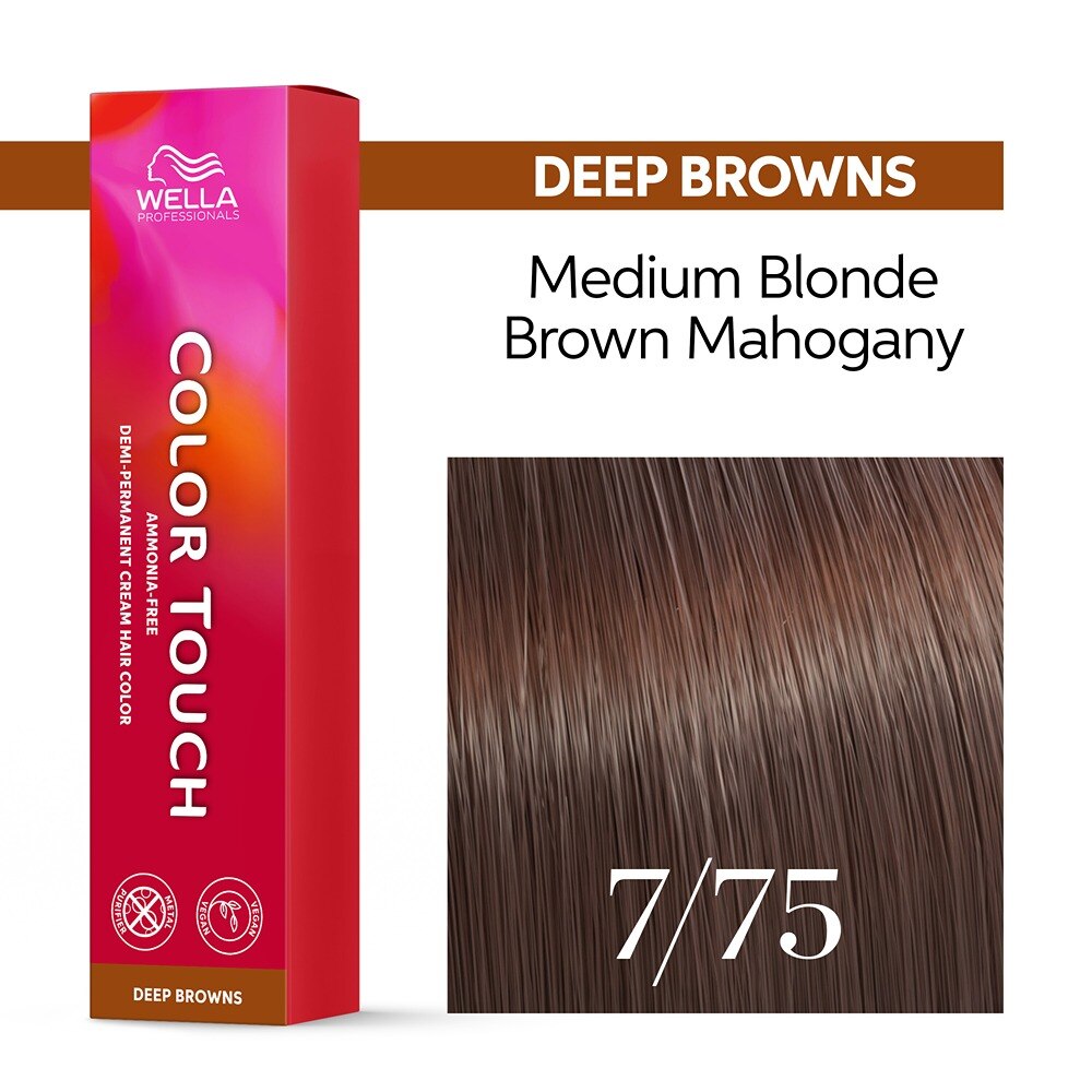 Vopsea de par demipermanenta Wella Professionals Color Touch, Deep
