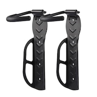 Set 2x suport universal din otel pentru biciclete, rezistent, anti zgarieturi, negru, Dactylion®