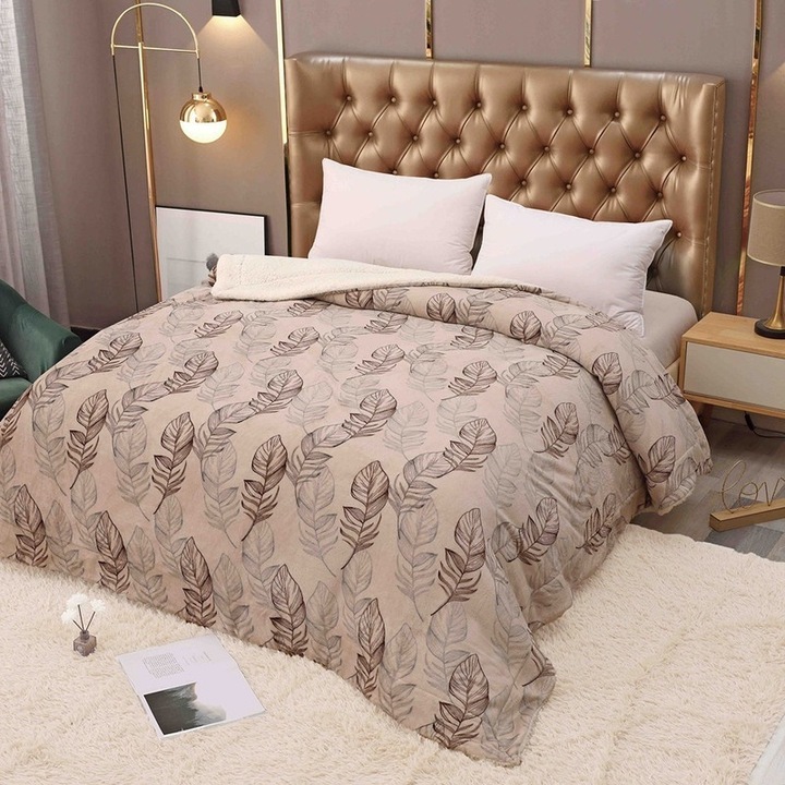 Patura Cocolino Groasa, Cu Blanita, 200x230cm, Multicolor, PBJHDH11