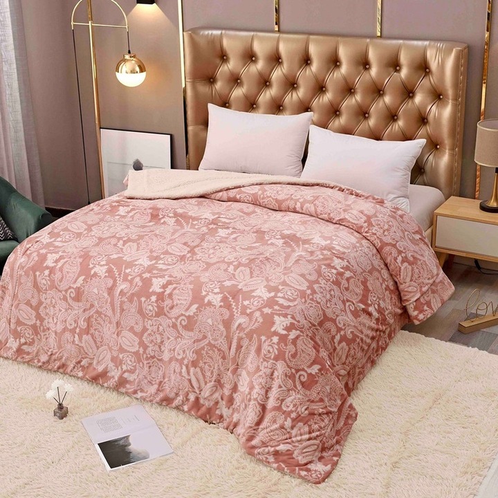 Patura Cocolino Groasa, Cu Blanita, 200x230cm, Multicolor, PBJHDH13