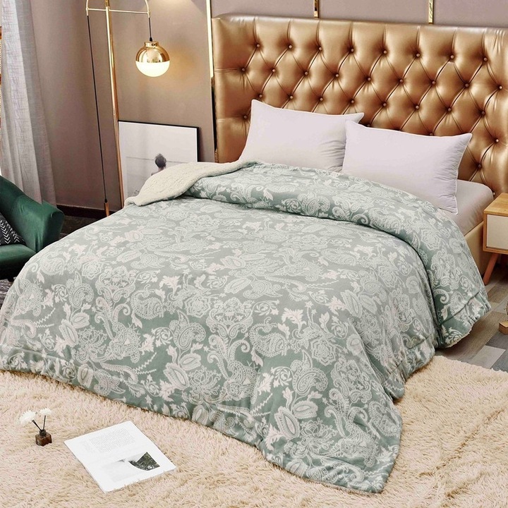 Patura Cocolino Groasa, Cu Blanita, 200x230cm, Multicolor, PBJHDH6