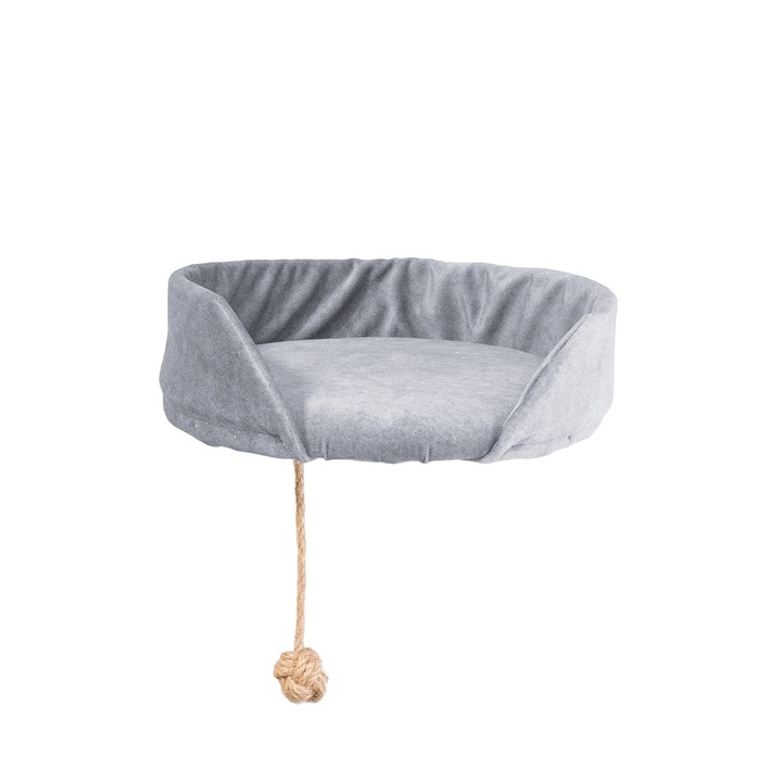 Culcus/Pat PetNote universal pentru ansamblu joaca pisici, M8/M10, Ø35 cm, Gri Metalizat