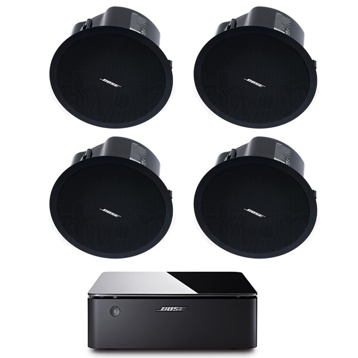 Аудио система с черни таванни високоговорители Bose FS4CE и Bose Music Amplifier, WI-FI, Bluetooth