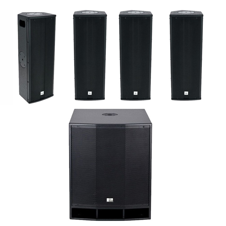 Sistem audio the box 4.1, 4 x boxe pro Achat 206 si 1 x Subwoofer activ
