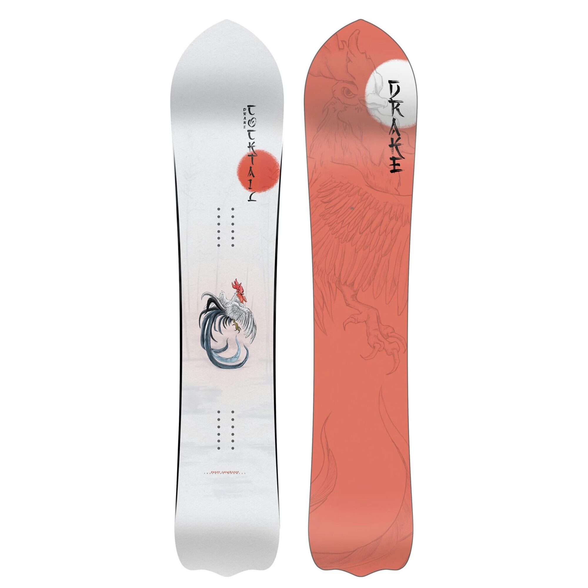 Placa snowboard, Drake, Cocktail, 157cm, multicolor, flex 6/10