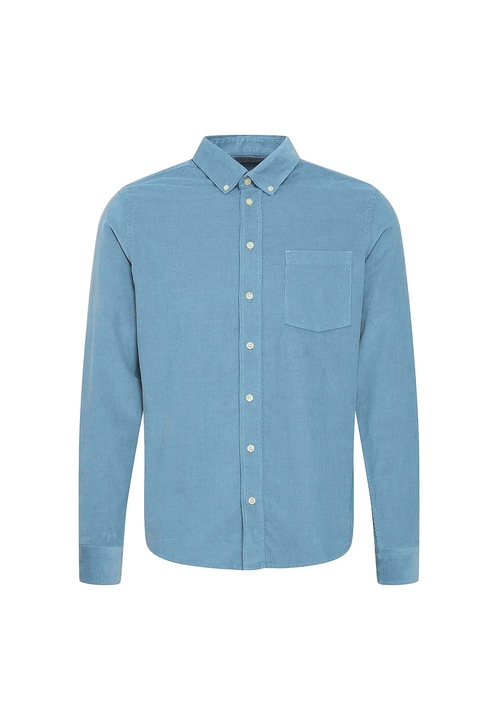 Casual Friday ferfi ing, kek, pamut, Kék