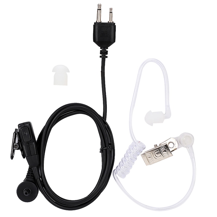 Слушалки Red-Fire 2 Pin Acoustic Tube, PTT MIC, съвместими с модели на ICOM, ергономични