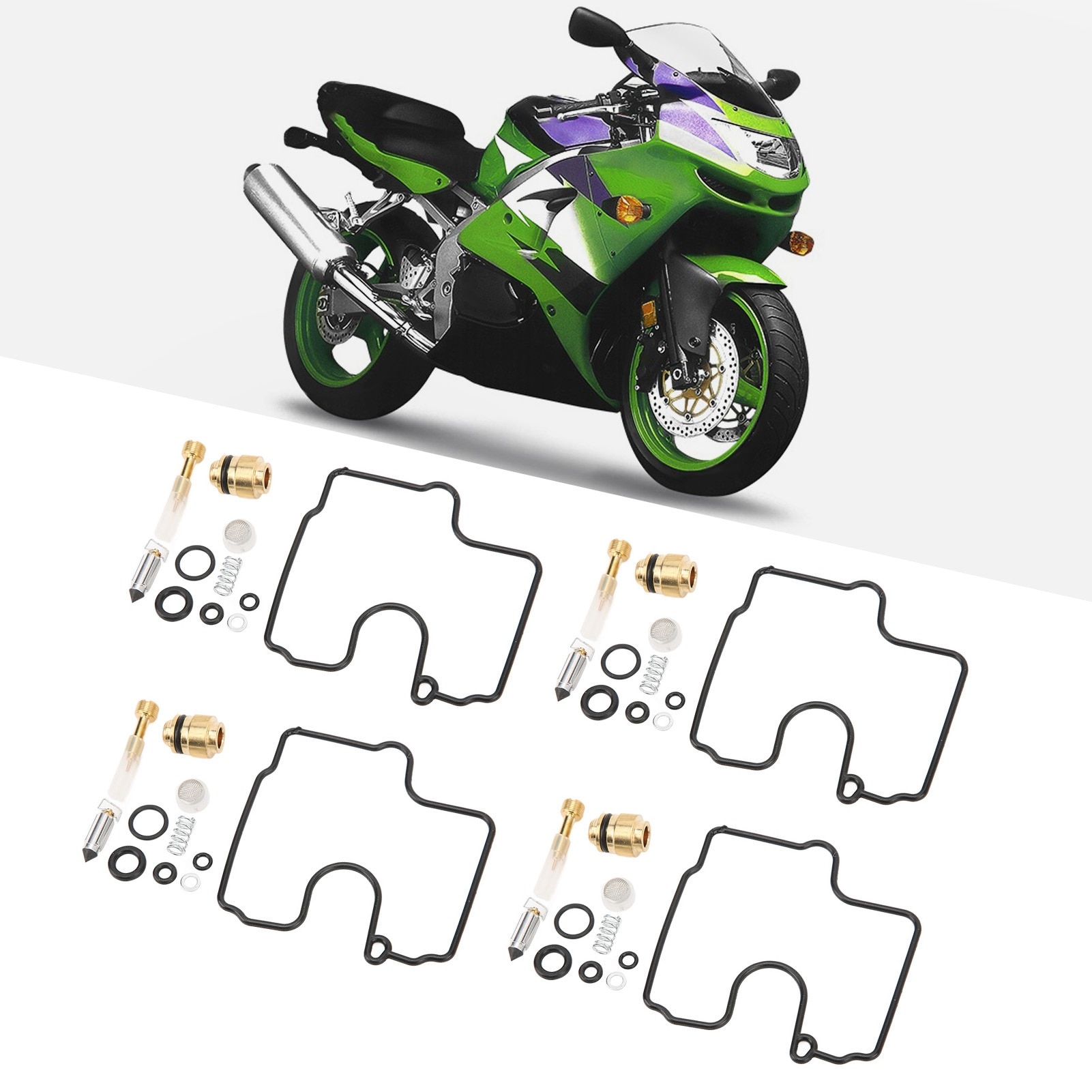 Kit de reparare carburator pentru motociclete, Mmgoqqt, metal +